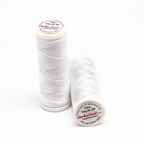 Нить Талия Ariadna 30, белый 70м